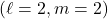 (\ell=2,m=2)