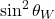 \sin^{2}\theta_{W}