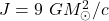 J=9~G M_{\odot}^2 / c