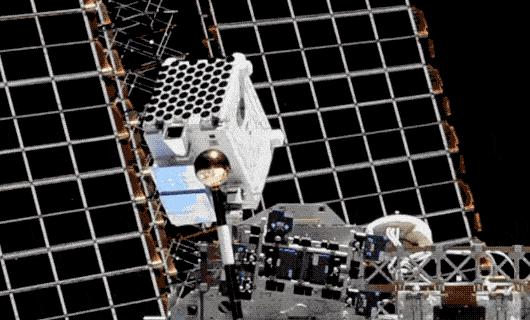 Animation of International Space station sensor